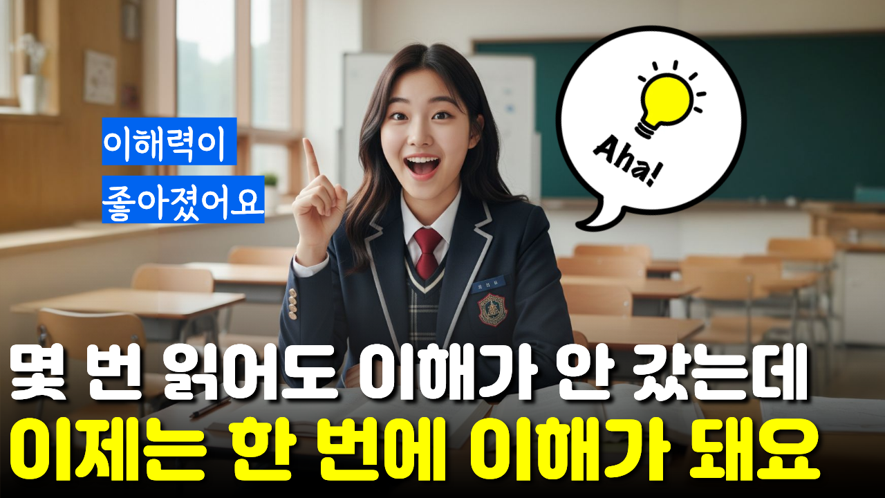 "몇 번을 다시 읽어도 이해가 안 갔는데..." 이제는 한 번만 읽어도 머릿속에 쏙 들어와요
